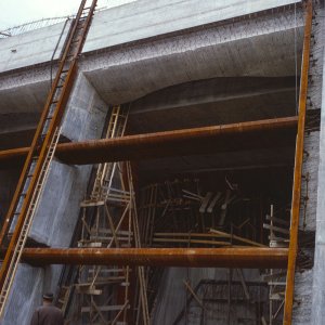 Baustelle Kraftwerk Wallsee-Mitterkirchen