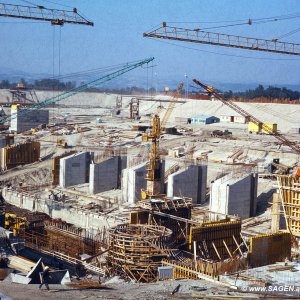 Baustelle Kraftwerk Wallsee-Mitterkirchen