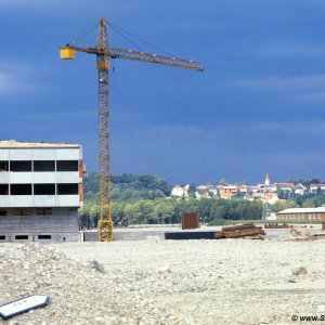 Baustelle Kraftwerk Wallsee-Mitterkirchen