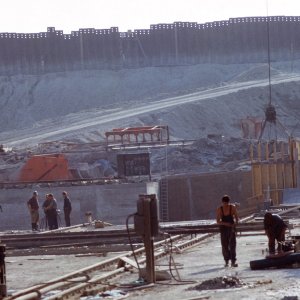 Baustelle Kraftwerk Wallsee-Mitterkirchen