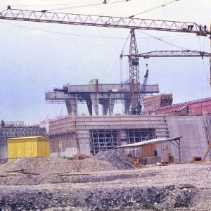 Baustelle Kraftwerk Wallsee-Mitterkirchen