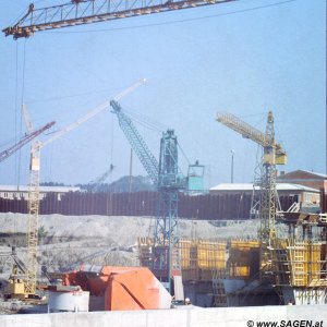 Baustelle Kraftwerk Wallsee-Mitterkirchen