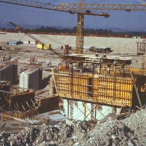 Baustelle Kraftwerk Wallsee-Mitterkirchen