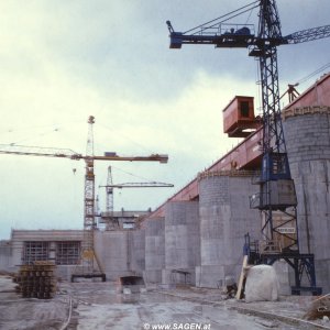 Baustelle Kraftwerk Wallsee-Mitterkirchen