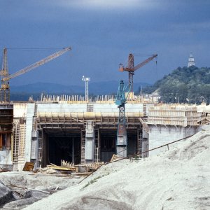 Baustelle Kraftwerk Wallsee-Mitterkirchen