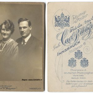 CdV Paar Fridolin Arnold Inh. Carl P. Wagner, Innsbruck