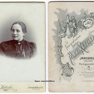 Damenporträt, Atelier Max Ketzler, Innsbruck