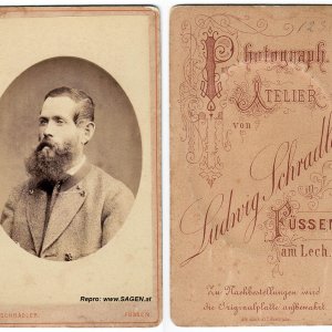 Herrenporträt, Atelier Schradler, Füssen