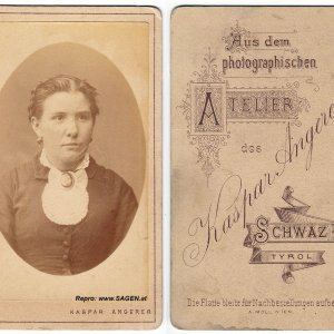Damenporträt Atelier Kaspar Angerer, Schwaz