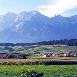 Nordkette aus Blickrichtung Mutters 1971