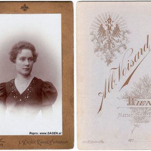 Damenportrait, Albert Voisard, 1. Wiener Kinder-Photograph