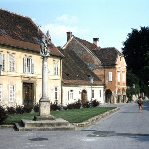 Heiligenstatue von Sankt Florian, Bad Radkersburg, 1960er-Jahre