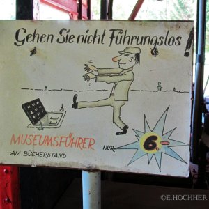 Lehrtafel im Feld-und Industriebahn-Museum in Freiland, Niederösterreich