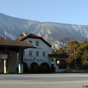 Touristen Station Ötztaler Höhe