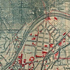 Stadtplan von Innsbruck, Saggen