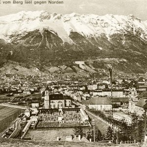 Innsbruck vom Berg Isel gegen Norden
