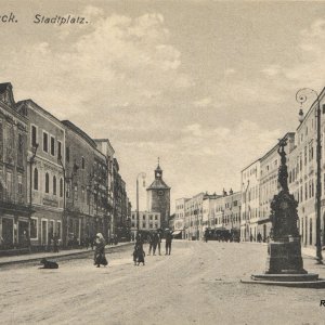 Vöcklabruck Stadtplatz 1908