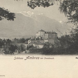 Schloss Ambras bei Innsbruck nach 1900