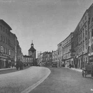 Vöcklabruck, Stadtplatz um 1940