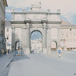 Medium 'Triumphpforte Innsbruck 1975' in der Kategorie 'Vintage Innsbruck'