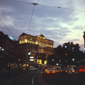 Wien Ringstraße Hotel Imperial am Abend