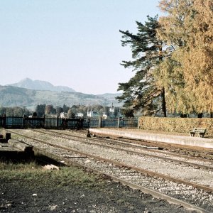 Gmunden Seebahnhof 1950er-Jahre