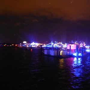 Das Blaue Lichtermeer, der Blue Port Hamburg.