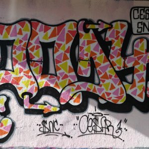 Graffiti von CesarOne der SNC-Crew