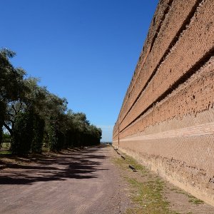 Villa Adriana (Tivoli ) - Große Mauer