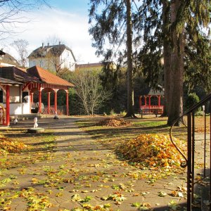 Herbstliches Strandbad