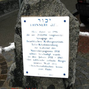 Gedenkstein Synagoge-Klosterneuburg