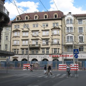 Kaufhaus Tirol, Ansicht Anichstrasse