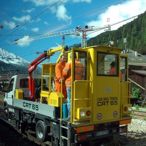 Car Rail Truck - Autos auf Schienen