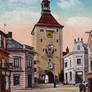 Stadtturm Vöcklabruck um 1900