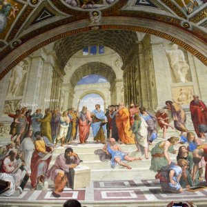 Raffaels 'Schule von Athen' im Vatikan