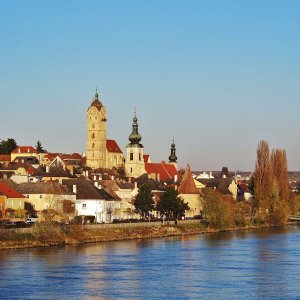 Drei Kirchen in Stein an der Donau