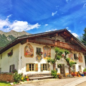 Bauernhaus in Klamm auf der Leutasch