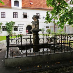 Brunnen im Schlosshof Scheibbs