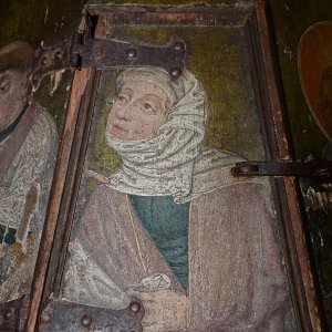 Taufstein in der Kirche von Sternberg (Kärnten)