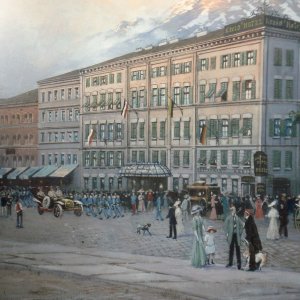 Hotel Kreid gemalt von Edgar Meyer