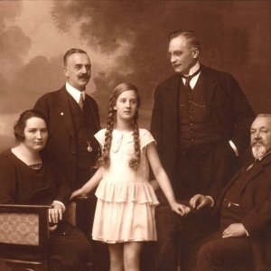 Hans Kreid mit Familie