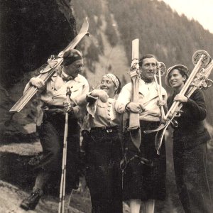 Skifahrer 1930er