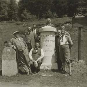 Hans Kreid und Anton Liensberger auf Urlaub