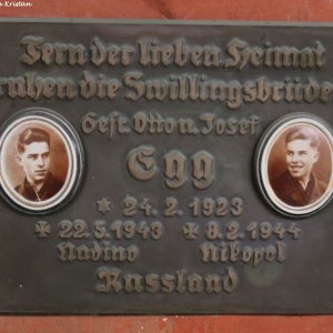 Zwillingsbrüder Hall in Tirol gefallen in Russland