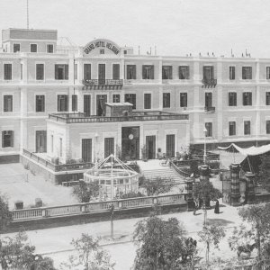 Im Grand Hotel Helouan um 1900 arbeitete Hans Kreid als Sekretär