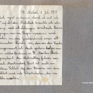 Mein Sommer 1929 - Fotoalbum und Tagebuch