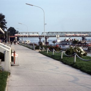Grenzkontrolle Handelskai Donau