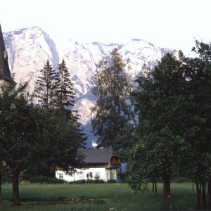 Pfarrkirche Altaussee mit Trisselwand