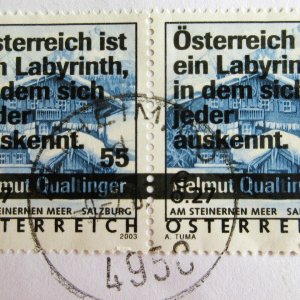 Österreichische Briefmarke