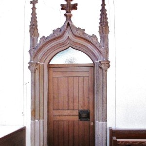 Gotisches Sakristeiportal